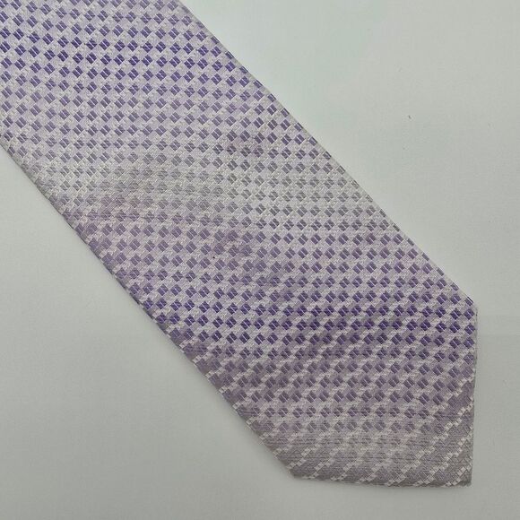 Pierre Cardin Men's Embroidered Silk Tie Lavender 3.75x60 - Picture 1 of 7